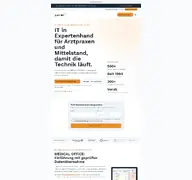 Kleine Seitenvorschau von jupitec.de