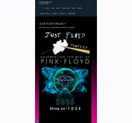 Kleine Seitenvorschau von justfloydproject.de