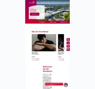 Kleine Seitenvorschau von westfalenhalle.de