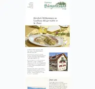 Kleine Seitenvorschau von buergerstueble.de