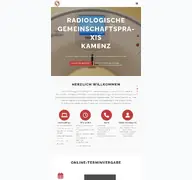Kleine Seitenvorschau von radiologie-kamenz.de
