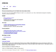 Kleine Seitenvorschau von m6d.de