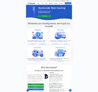 Kleine Seitenvorschau von hostwinds.com