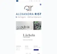 Kleine Seitenvorschau von zahnarztpraxis-rist.de