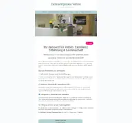 Kleine Seitenvorschau von zahnarztpraxis-velten.de