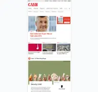 Kleine Seitenvorschau von cash.at