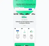 Kleine Seitenvorschau von cashforcars.de