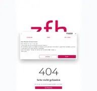 Kleine Seitenvorschau von info.zfh.de