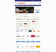 Kleine Seitenvorschau von cashsparen.de