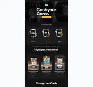 Kleine Seitenvorschau von cashyourcards.de