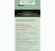Kleine Seitenvorschau von mcgartenservice.de
