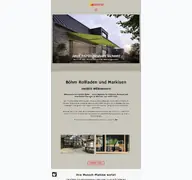 Kleine Seitenvorschau von boehm-rollladen.de