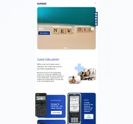Kleine Seitenvorschau von casio-education.at