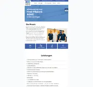 Kleine Seitenvorschau von hno-praxis-rohe.de