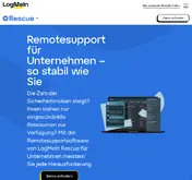 Kleine Seitenvorschau von logmeinrescue.com