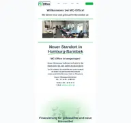 Kleine Seitenvorschau von mc-office.de