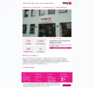 Kleine Seitenvorschau von tanzcenter.de