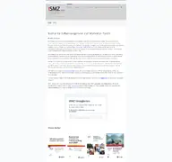 Kleine Seitenvorschau von ismz.ch