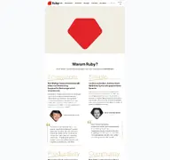 Kleine Seitenvorschau von ruby-lang.org