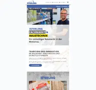 Kleine Seitenvorschau von isterling-fachmarkt.de