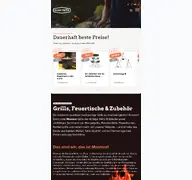 Kleine Seitenvorschau von meateor.de