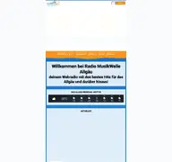 Kleine Seitenvorschau von musikwelle-allgaeu.de