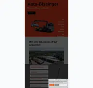 Kleine Seitenvorschau von auto-bissinger.de