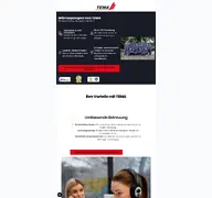 Kleine Seitenvorschau von pumpen.tema-hwt.de
