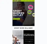 Kleine Seitenvorschau von sportmarkenoutlet.de