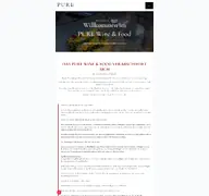 Kleine Seitenvorschau von pure-wine-food-muenchen.de