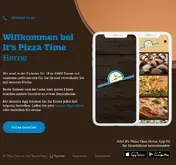Kleine Seitenvorschau von lieferdienst-its-pizza-time-herne.de