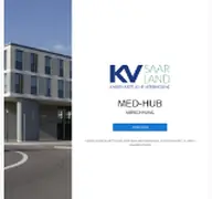 Kleine Seitenvorschau von medhub.kvsaarland.de