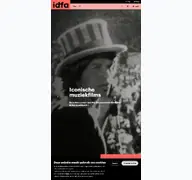 Kleine Seitenvorschau von idfa.nl
