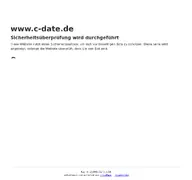 Kleine Seitenvorschau von c-date.de