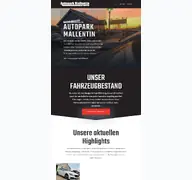 Kleine Seitenvorschau von autopark-mallentin.de