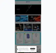 Kleine Seitenvorschau von babolat.com