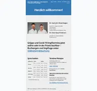 Kleine Seitenvorschau von ihrepraxis-ol.de