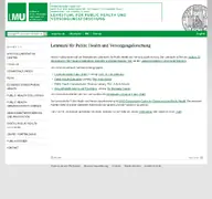 Kleine Seitenvorschau von ihrs.ibe.med.uni-muenchen.de
