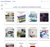 Kleine Seitenvorschau von medical.uni-freiburg.de