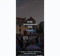 Kleine Seitenvorschau von celler-schlossfestival.de