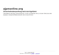 Kleine Seitenvorschau von ajpmonline.org