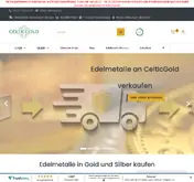 Kleine Seitenvorschau von celticgold.de