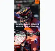 Kleine Seitenvorschau von ktm.at