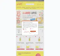 Kleine Seitenvorschau von lupus-produkte.de