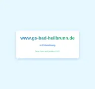 Kleine Seitenvorschau von gs-bad-heilbrunn.de