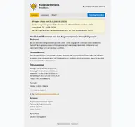 Kleine Seitenvorschau von augenarztpraxis-trebbin.de