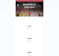 Kleine Seitenvorschau von macarons-heidelberg.de