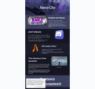 Kleine Seitenvorschau von narcocity.de