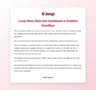 Kleine Seitenvorschau von loopnews.com