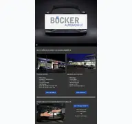 Kleine Seitenvorschau von auto-boecker.de